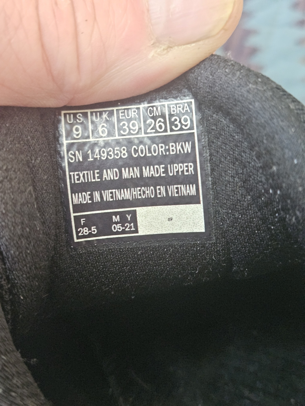 Skechers Black and White Casual Slip-On Sneakers - Picture 6 of 7